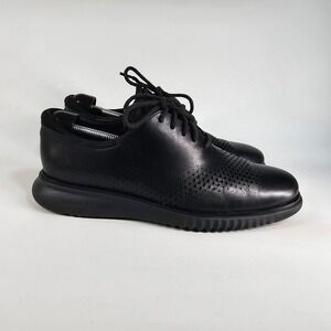 Cole Haan 2.ZeroGrand Dress Shoes Mens 7 M Leather Laser Wingtip Oxford Comfort
